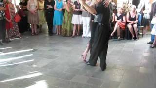 Jonathan and Olivia Perform "Milonga Del Angel" in the Tango Apilado Style of Carlos Gavito 2009