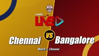 Cricbuzz LIVE: Match 1, Chennai vs Bangalore, Pre-match show