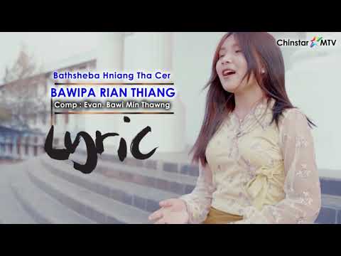 Bathsheba Hniang Tha Cer ||  Lyric || Bawipa Rian Thiang