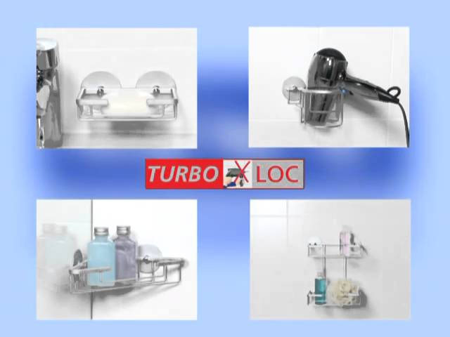 wenko Corner shelf wenko 26,5x33x20cm chrome turboloc