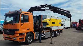 Mercedes-Benz Actros 2531 6x2/4 Day Cab Euro2 - 3 pedals - Open cargo bed 6.5m flatbed truck | Image 4 - Autoline
