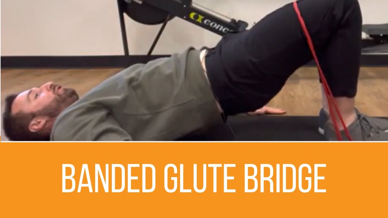The Banded Glute Bridge | How To Add Resistance To Your Bridge For Stronger Hips