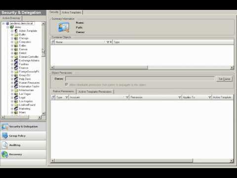 Active Directory Security Management and Delegation with Active Administrator