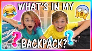 WHAT'S IN MY BACKPACK? | SCHOOL'S OUT! | We Are The Davises