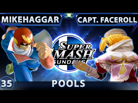 SSS 35 - MikeHaggarSSBM (Falcon) Vs. Ares Captain Faceroll (Sheik) SSBM - Pools - Smash Melee