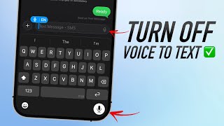 How to Turn Off Voice to Text Feature on iPhone!