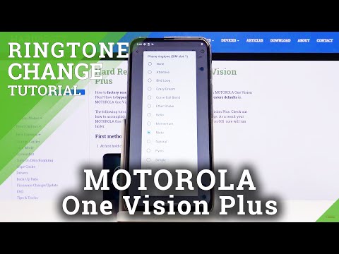 How to Change Ringtone in MOTOROLA One Vision Plus – Find Ringtone List