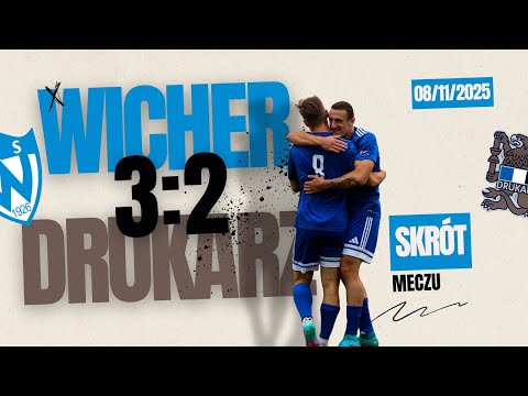 Skrót meczu | MKS Wicher Kobyłka 3:2 KS Drukarz Warszawa | 14. kolejka V liga gr. 1 |