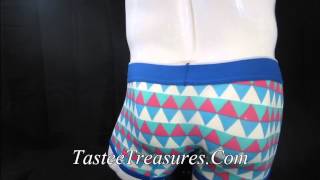 GMW Pink and Blue Tribal Boxer Briefs
