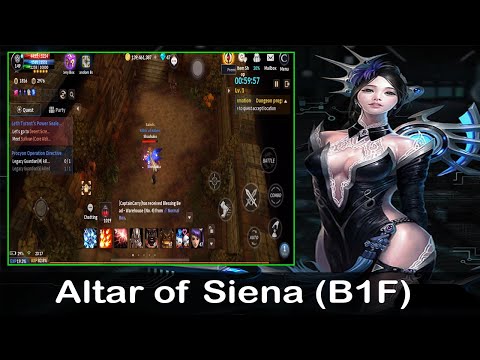 Cabal Mobile - Wizard Solo Altar of Siena (B1F) with Prideus Bracelet Secret Box