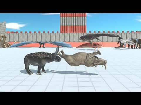 FANTASY VS AQUATICS + MODERN MAMMALS - Animal revolt Battle Simulator