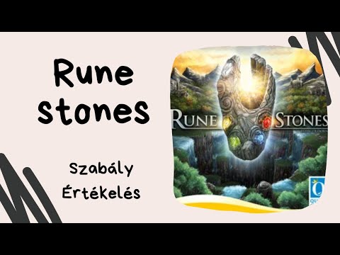 A Dominion nagy kihívója! Rune Stones társasjáték játékbemutató és szabályismertető - Társasozz Okosan!
