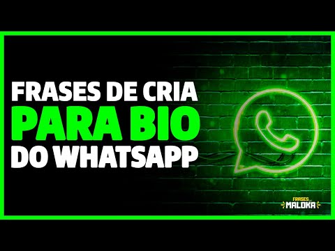 FRASES DE CRIA PARA BIO DO WHATSAPP | Frases de Maloka