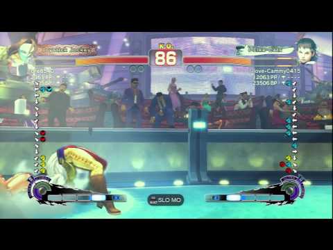 SSF4 CHEAT EXPOSED ore8540 (Vega) Vs I-love-Cammy0415 (Sakura) - PSN