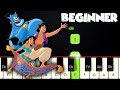 A Whole New World - Aladdin | BEGINNER PIANO TUTORIAL + SHEET MUSIC by Betacustic