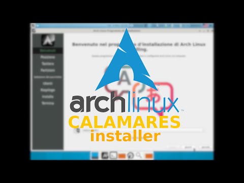 Install Arch Linux via GUI