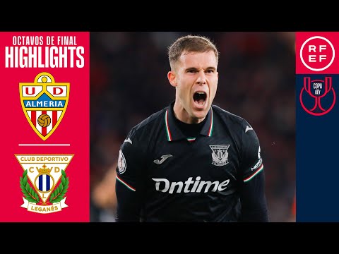 RESUMEN | UD Almería 2-3 CD Leganés | Copa del Rey | Octavos de final