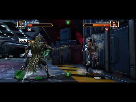 MCOC - 4 Star Corvus Glaive and 5 Star Hercules Vs Winter Soldier