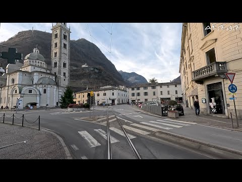 Bernina Express Line - Tirano 🇮🇹 to Le Prese🇨🇭 Switzerland | Cab ride | Train Driver View 4K 60p HDR