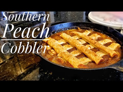 Easy Peach Cobbler Recipe/Recipe Southern Style