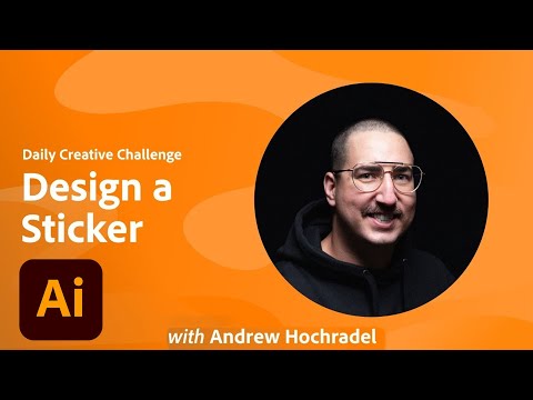 Illustrator Daily Creative Challenge - Design a Sticker | Adobe Creative Cloud