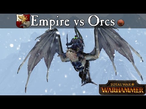 R1G1 Beta Flash 98 - Prussian Prince vs Scharny - Empire vs Greenskins - Total War Warhammer