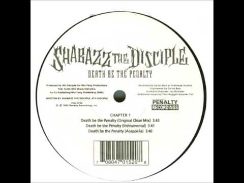 Shabazz The Disciple - Death Be The Penalty - 12" Penalty Recordings 1995 - REGGAE IN HIP HOP
