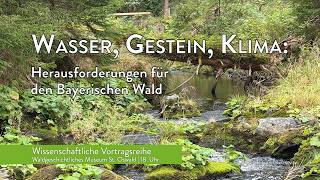 Wasser, Gestein, Klima: Herausforderungen für den Bayerischen Wald - Wissenschaf
