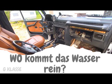 Suche nach Wassereintritt! | G Klasse Innenraum komplett zerlegt
