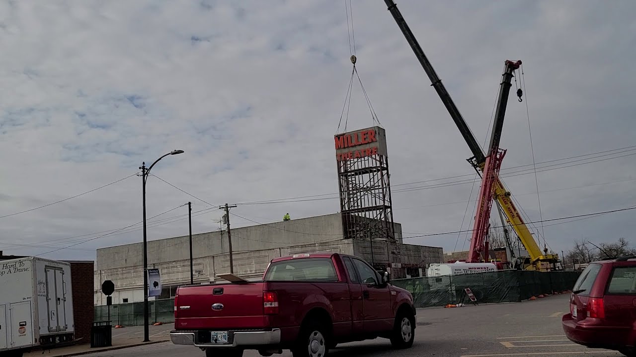 Miller Theater Sign Removal