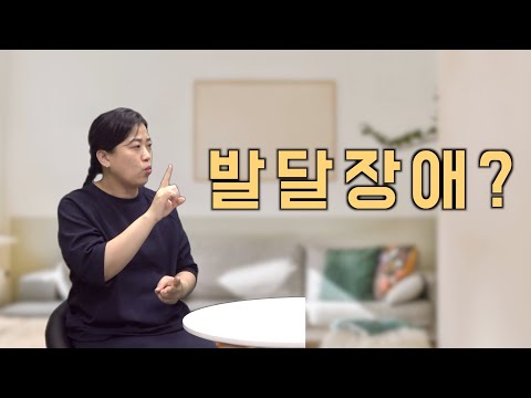 「발달 장애」의 한국수어 표현