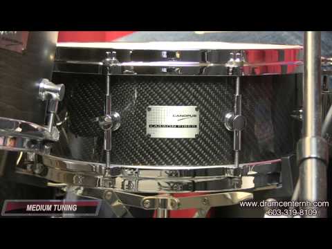 Video Demo: Canopus Carbon Fiber Snare Drum 5.5x14 w/ Cast Hoops