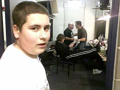 Stavros Flatley dancing backstage