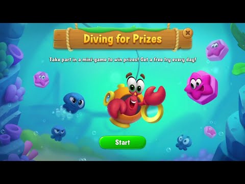 @Fishdom Diving for Prizes, Stop When You Got Soem Rewards. Win Strikes Level 6108 - 6112.
