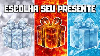 Escolha o seu Presente...! Diamante, Lava ou Gelo 💎🔥❄ Que sorte você tem?! 😱 Quiz Tap
