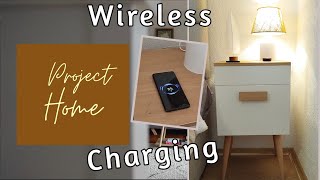 Custom DIY Nightstands with Wireless Charging | Scandinavian Homemaking Ideas