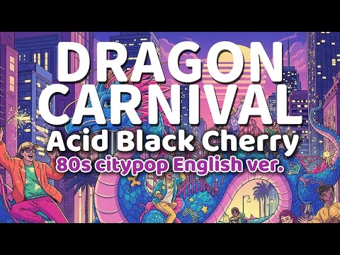 DRAGON CARNIVAL ｰ Acid Black Cherry ｰ 英語歌詞80s City Pop Ver English Lyrics