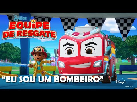 Eu sou um bombeiro | Equipe De Resgate | Video musical 🎶 | Disney