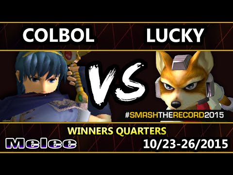 STR2015 - Lucky (Fox) Vs. SS | Colbol (Marth) SSBM Winners Quarters - Smash Melee