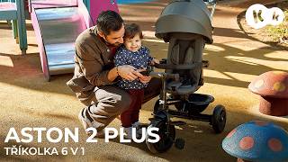 KINDERKRAFT Trojkolka Aston 2 Plus Grey, 9m+