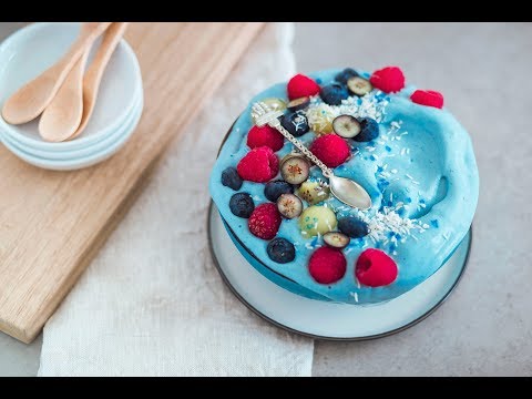HOW TO MAKE BLUE NICECREAM // vegan ice cream recipe