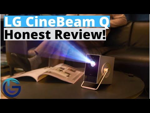 Best Compact Affordable 4K Projector! LG CineBeam Q Review!