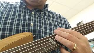 Video thumbnail for ESP B-205SMFL fretless 5 string bass by Chris Chesna