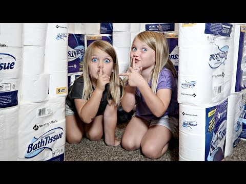 GIANT Toilet Paper Fort! Video