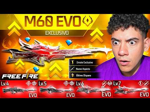 CONSIGO LA NUEVA M60 EVOLUTIVA AL MÁXIMO EN FREE FIRE !! - TheDonato