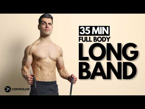 35-minute Full Body Resistance Band Workout | No Attaching | No Repeat