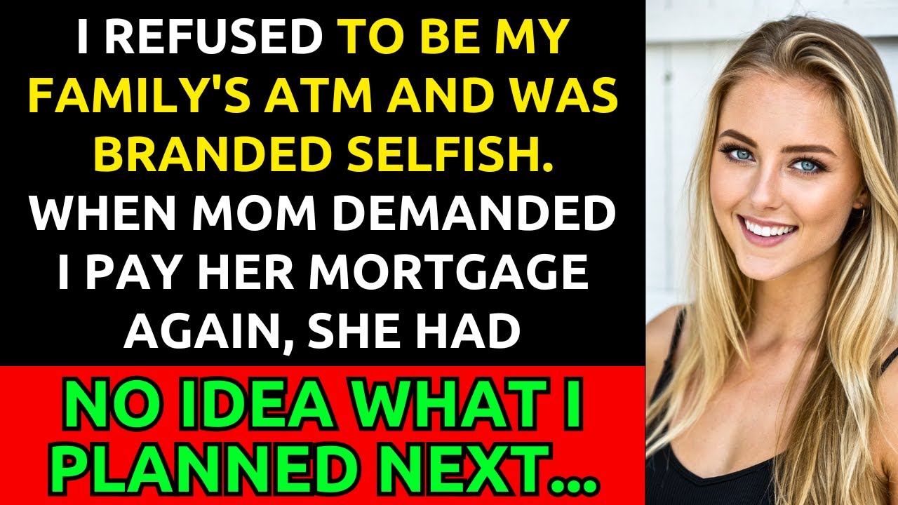 I Refused to Be My Family's ATM. When Mom Demanded Money Again, She Had No Idea What I Planned...