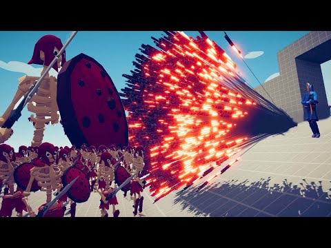 100x SKELERONS & GIANT SKELETON vs 3X EVERY GOD | TABS Totally Accurate Battle Simulator