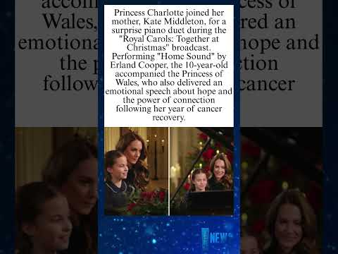 Princess Charlotte and Kate Middleton Team Up for Surprise Christmas Performance | Thu News⚡