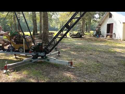 Testing homemade crane